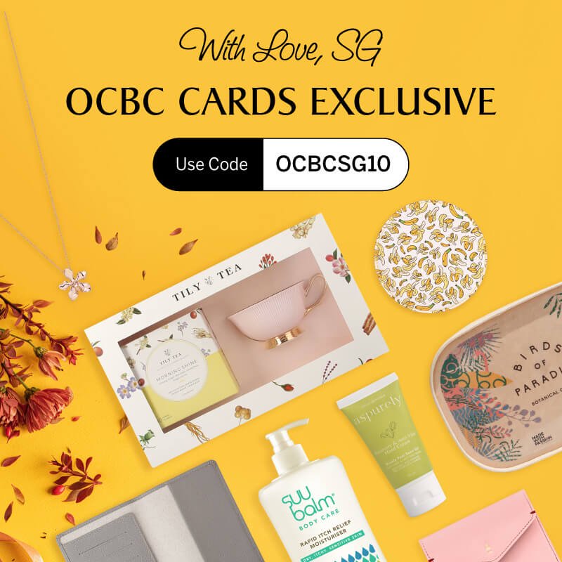 With Love, SG X OCBC Promo - Extra S$10 off with min. spend S$100