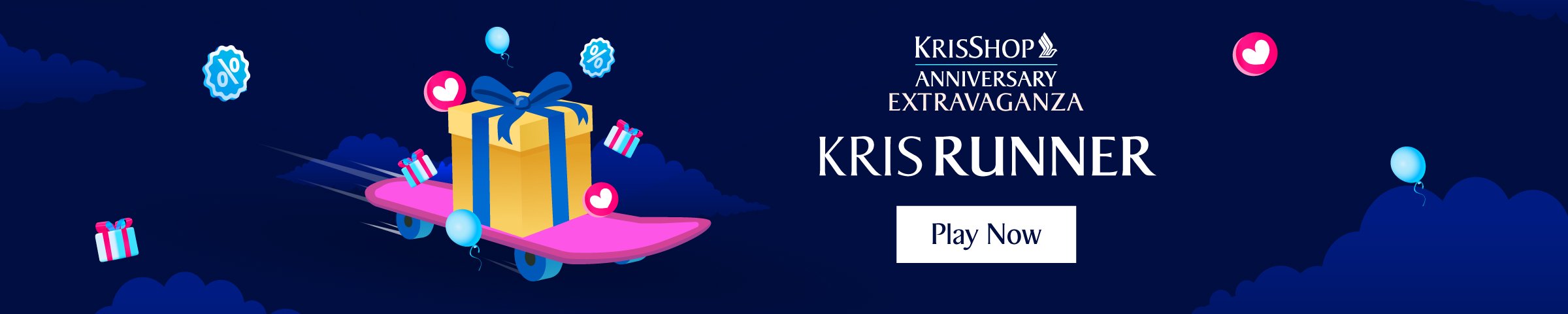 Play KrisRunner For Additional Lucky Draw Entries