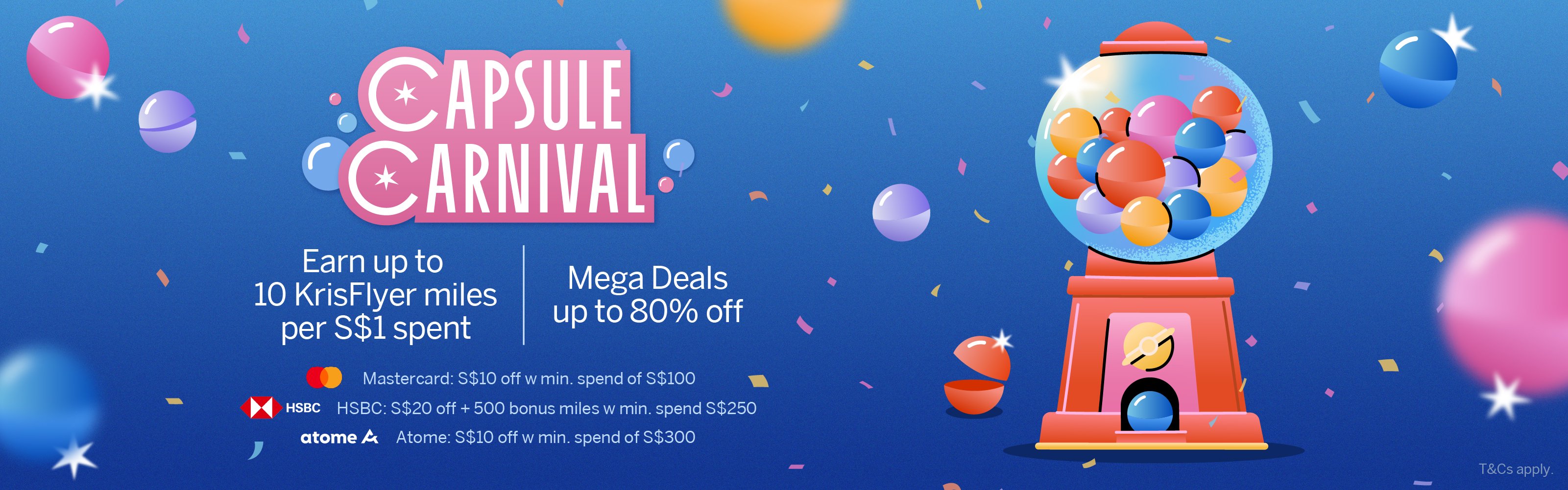 KrisShop Capsule Carnival - Up to 80% off Mega Deals