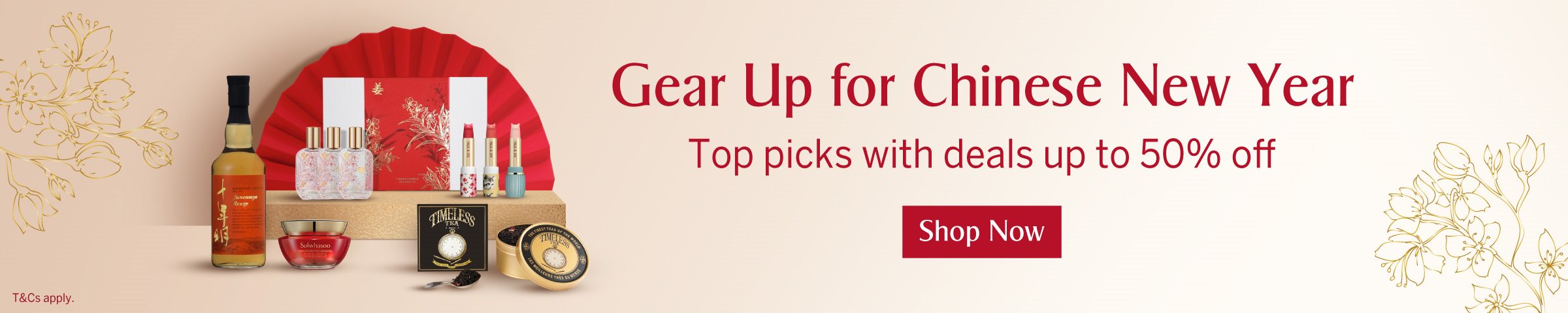 CNY Top picks with deals up to 50% off