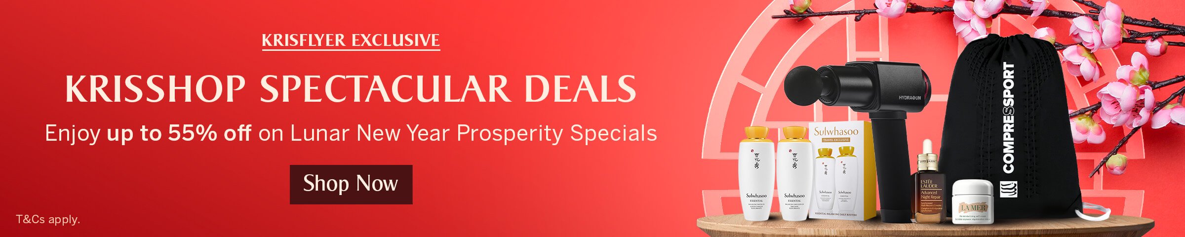 KrisShop's Spectacular Deals - Up to 55% off Lunar New Year Prosperity Specials