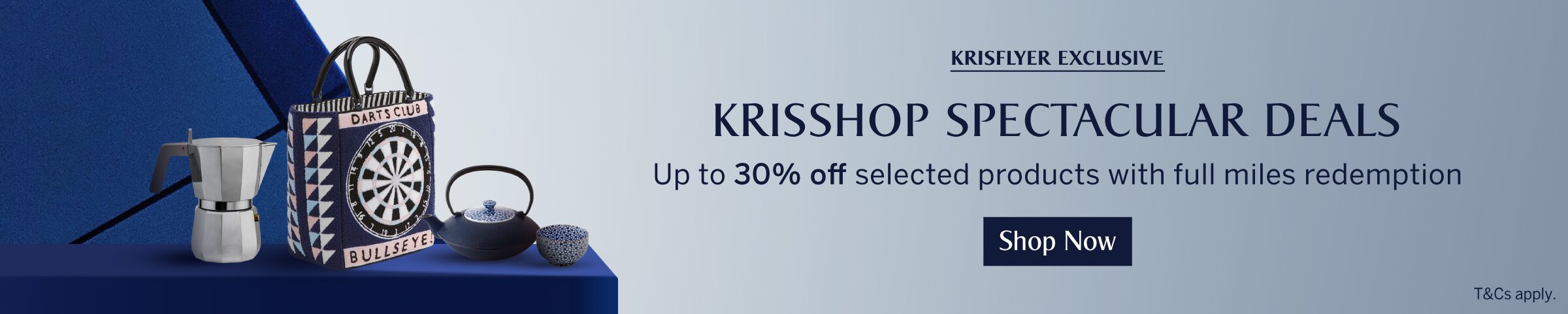 KrisShop Spectacular Deals - Up to 30% off leading global brands