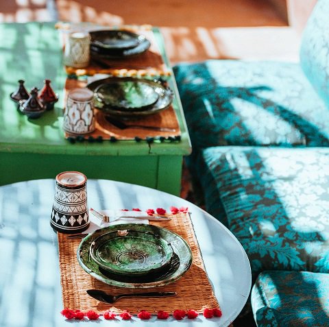 Moroccan-inspired tableware