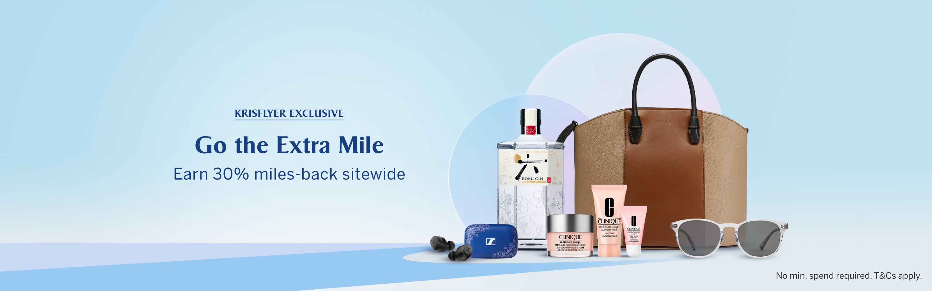 Go the Extra Mile - Earn 30% miles-back sitewide