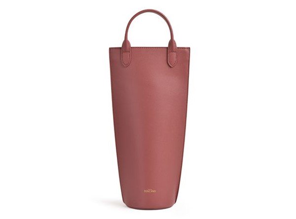 leather bottle bag for wines