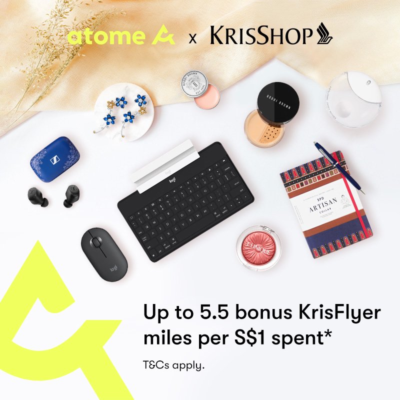 Pay in 3 with Atome on KrisShop.com