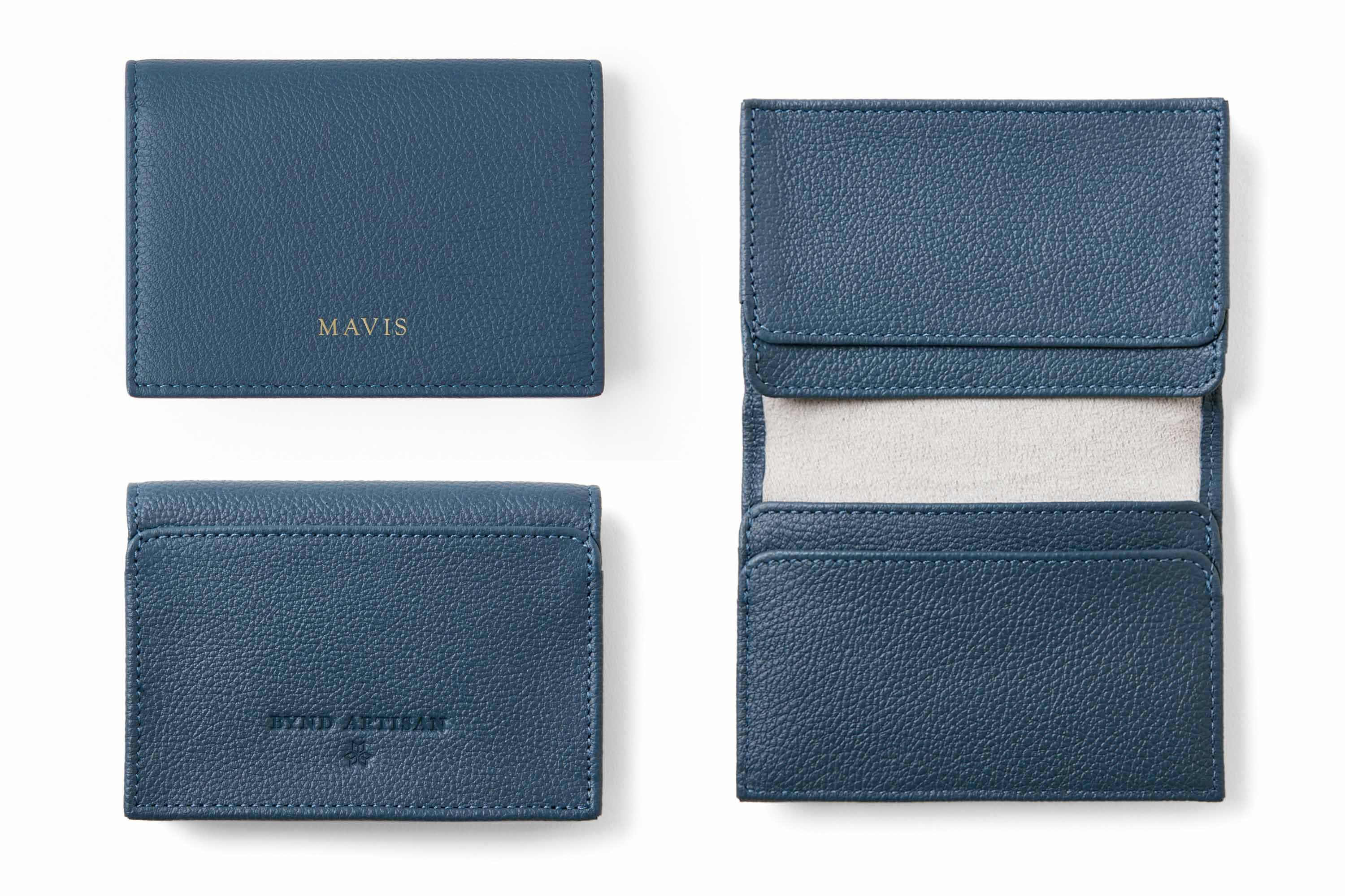 Leather name cards and credit card multi-card holder from Bynd Artisan | The Edit by KrisShop