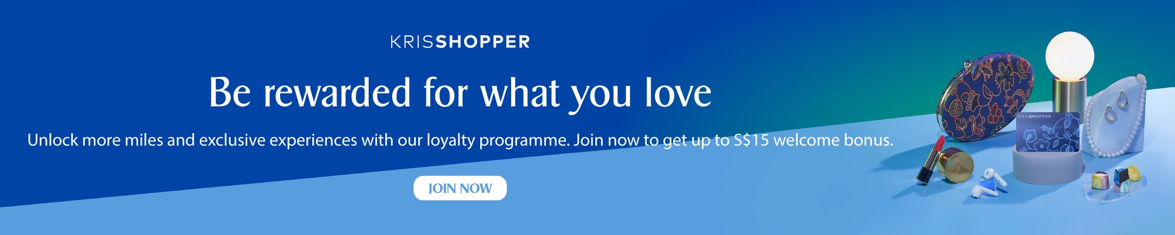 KrisShopper Welcome Bonus: Up to S$15 off promo code
