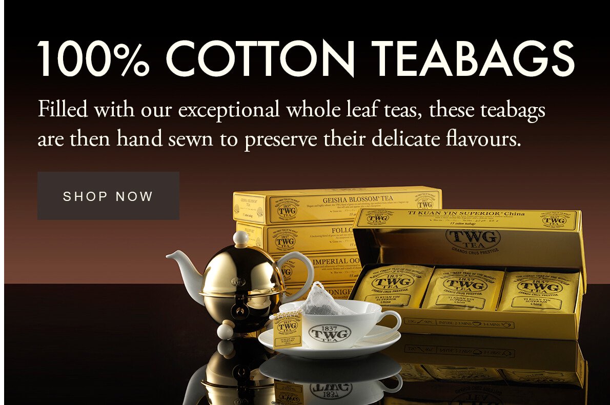 TWG Tea - 100% Cotton Teabags