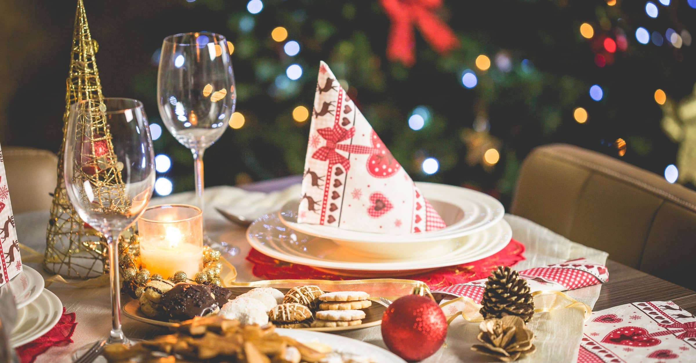 festive ambience, festive dinner, christmas party