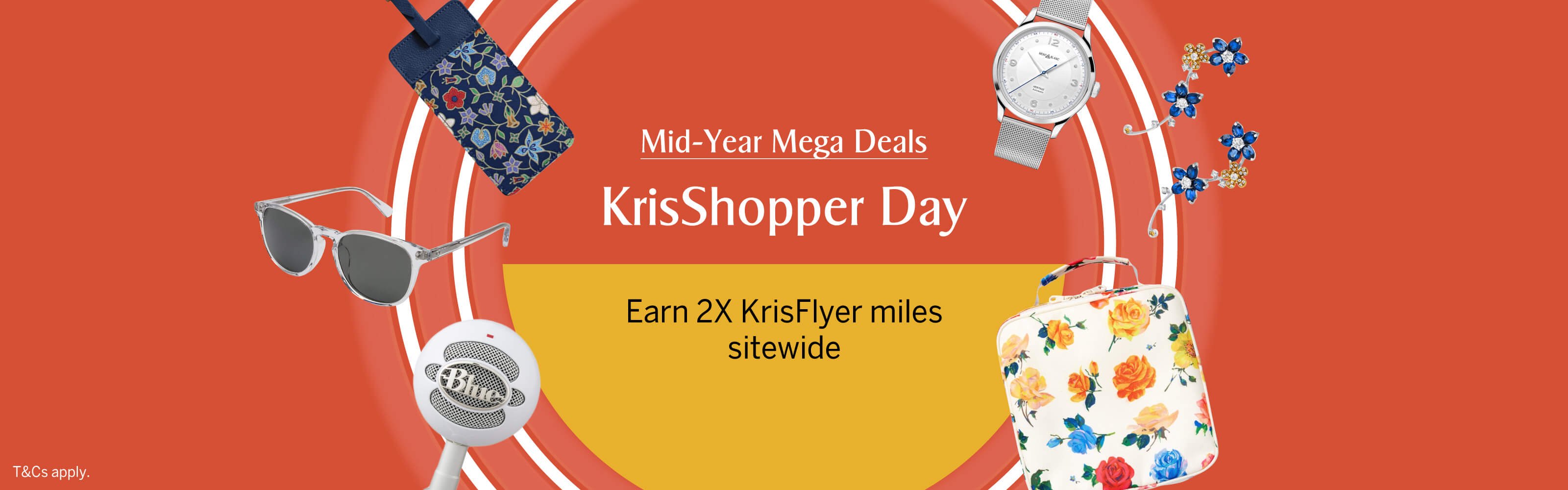 KrisShopper Day - 2X KrisFlyer miles