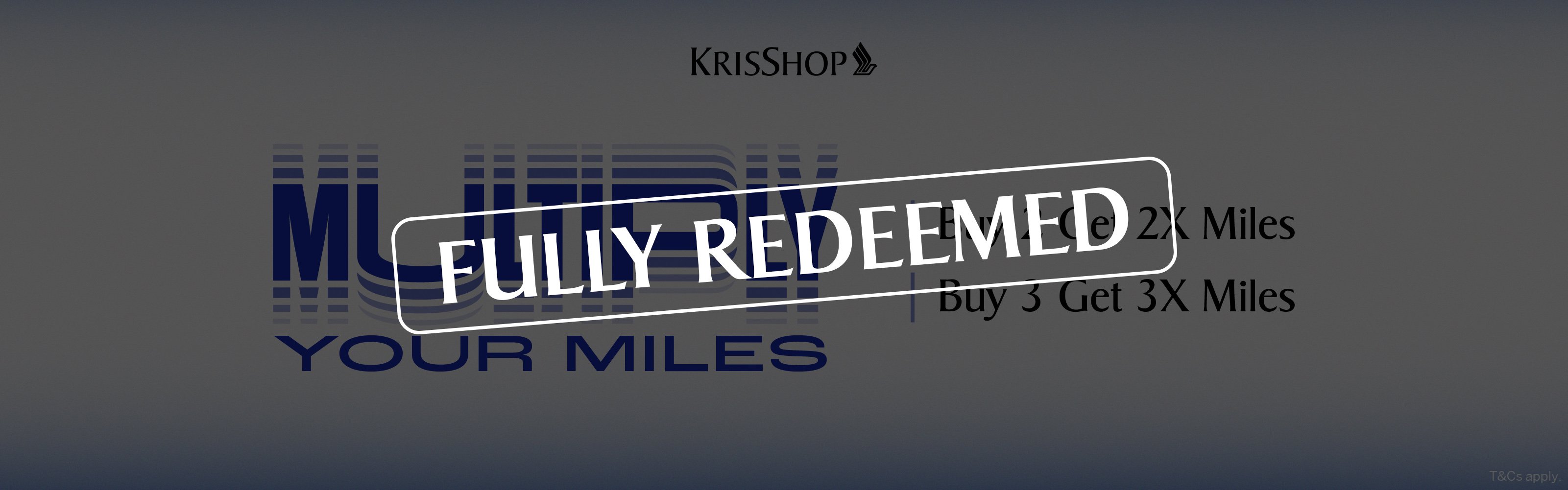 KrisShop's Multiply Your Miles