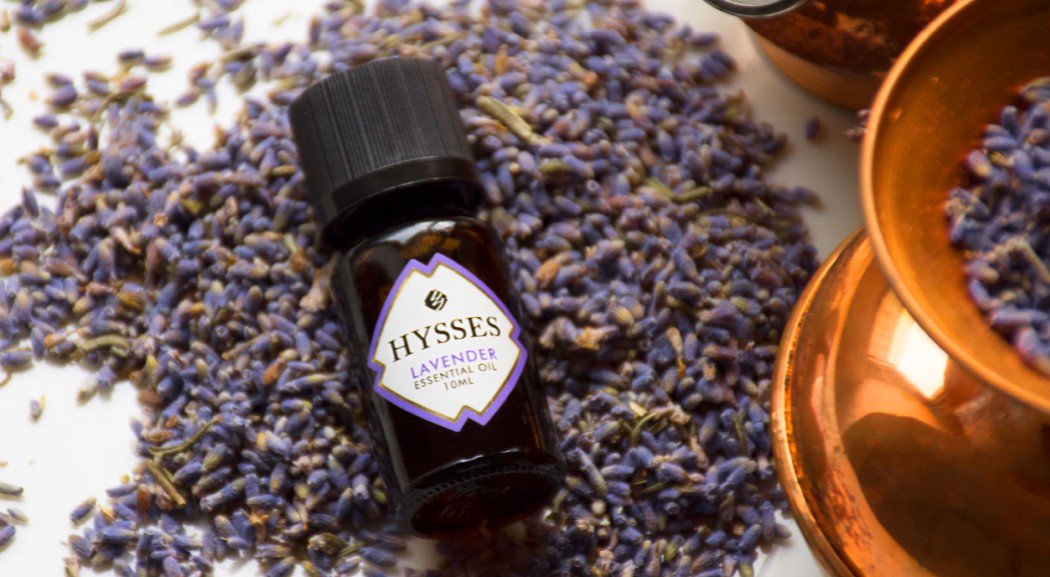 essential oil with lavender