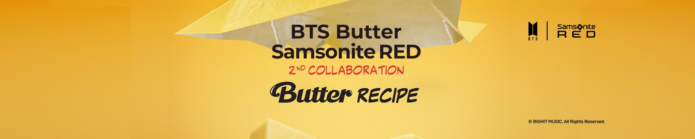 Shop BTS Butter x Samsonite Red Collection