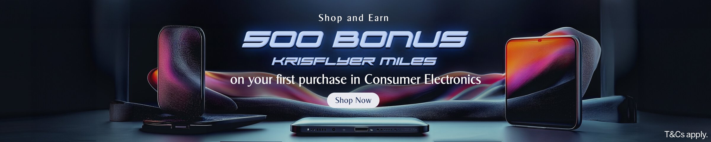 Shop and Earn 500 Bonus KrisFlyer Miles