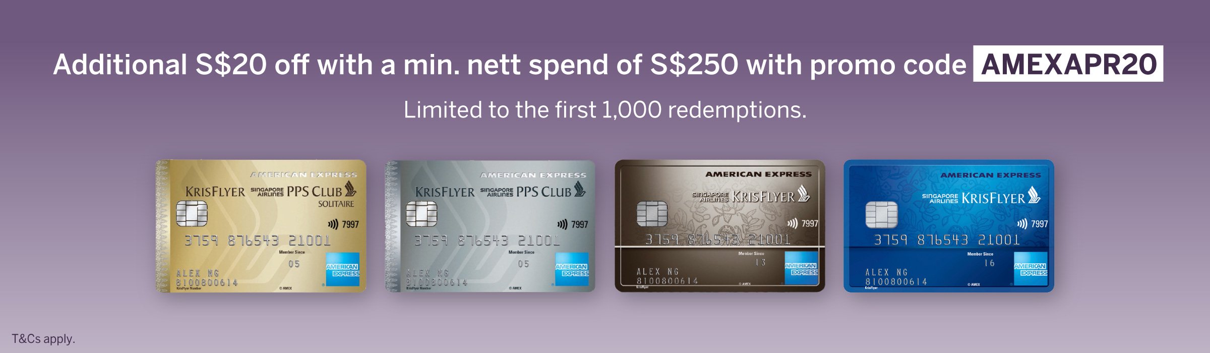 KrisShop American Express AMEX Promo