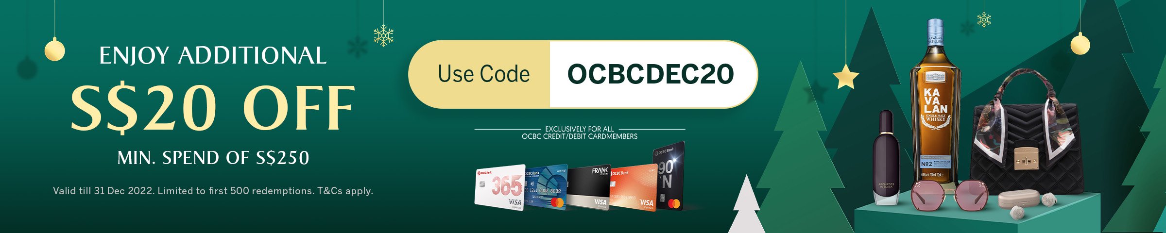 Exclusive Offer For OCBC Debit/Credit Cardmembers on KrisShop.com