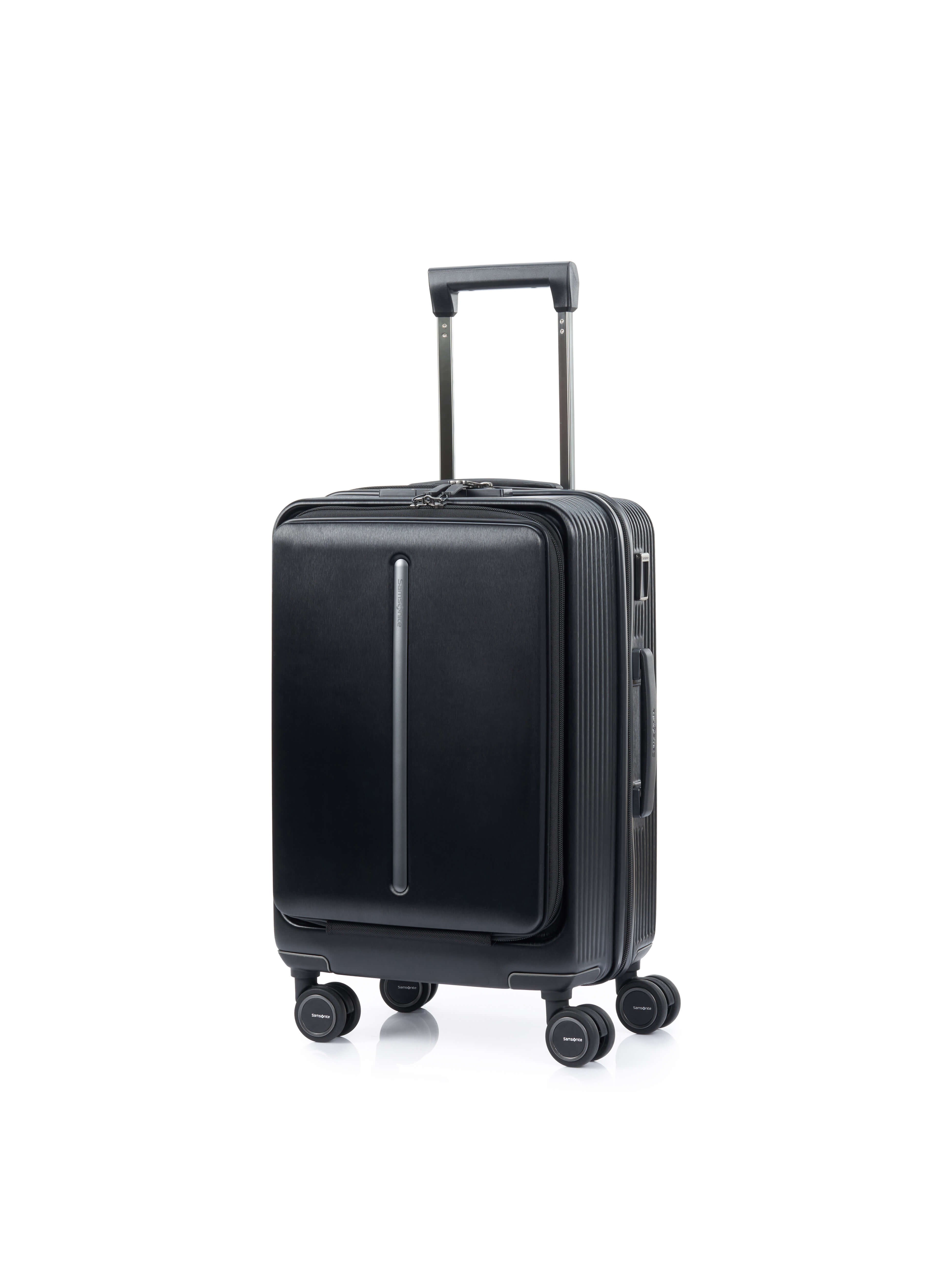 SAMSONITE BEAMIX SPINNER 55/20 FRONT PKT (BLACK) | SAMSONITE | KRISSHOP ...