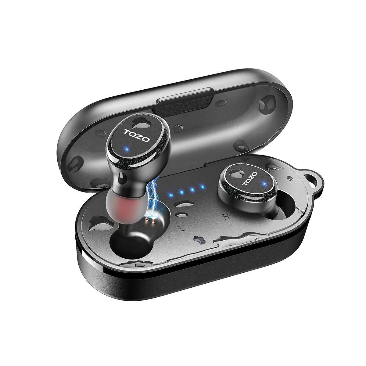 TOZO T10S WATERPROOF TRUE WIRELESS EARBUDS (BLACK) | TOZO | KRISSHOP ...