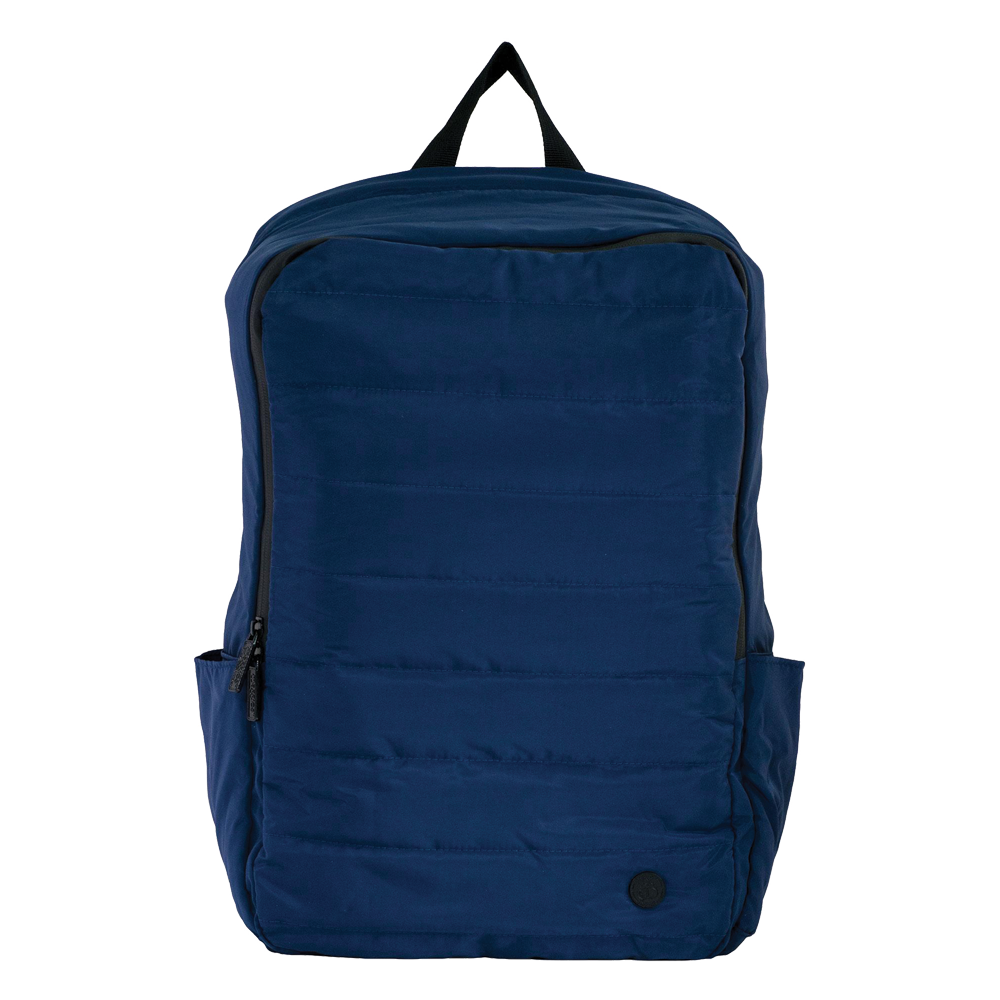 B.BAGGIES FOLDABLE QUILTED NYLON SECURE BACKPACK (BLUE) | B.BAGGIES ...