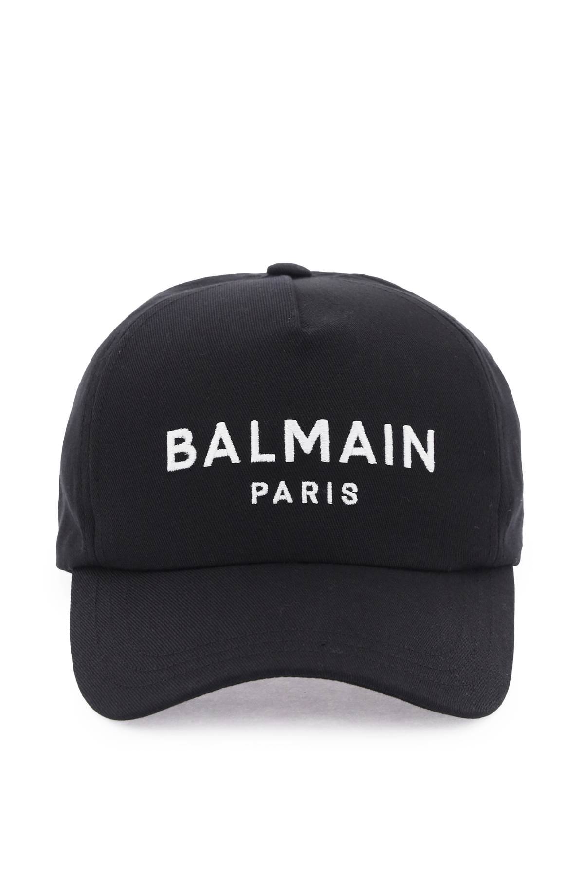 BALMAIN BASEBALL CAP WITH LOGO BLACK | BALMAIN | KRISSHOP - SINGAPORE ...