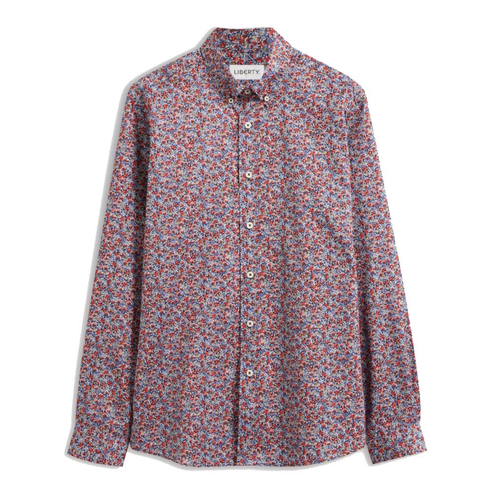 LIBERTY RAGGED ROBIN ALEX SHIRT -RED XS | LIBERTY | KRISSHOP ...