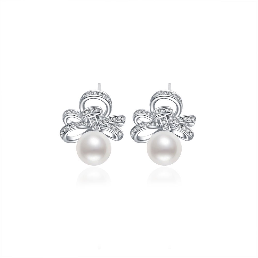 PEARLY LUSTRE ELEGANT FRESHWATER PEARL EARRINGS WHITE WE00206 | PEARLY ...