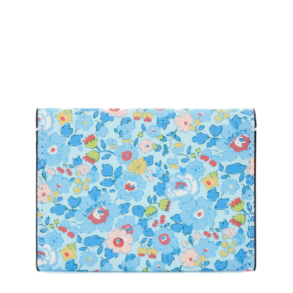 LIBERTY LITTLE DITSY SMALL BETSY TRAVEL CARD HOLDER - BLUE | LIBERTY ...