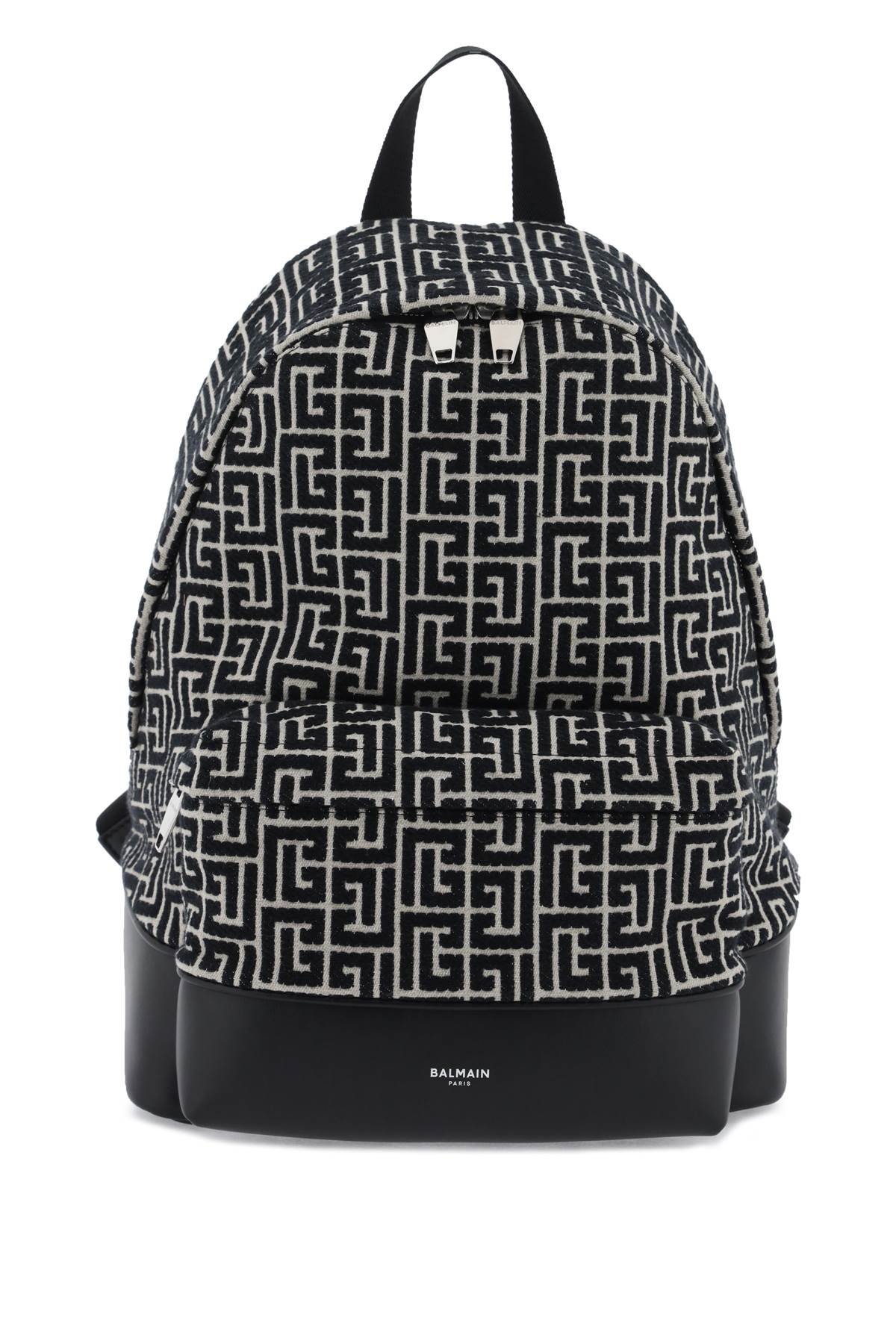 BALMAIN JACQUARD BACKPACK WITH MONOGRAM | BALMAIN | KRISSHOP ...