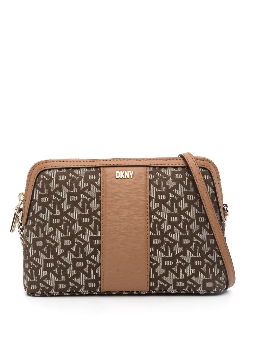 DKNY MONOGRAM CROSSBODY BAG COFFEE BROWN | DKNY FASHION | KRISSHOP ...