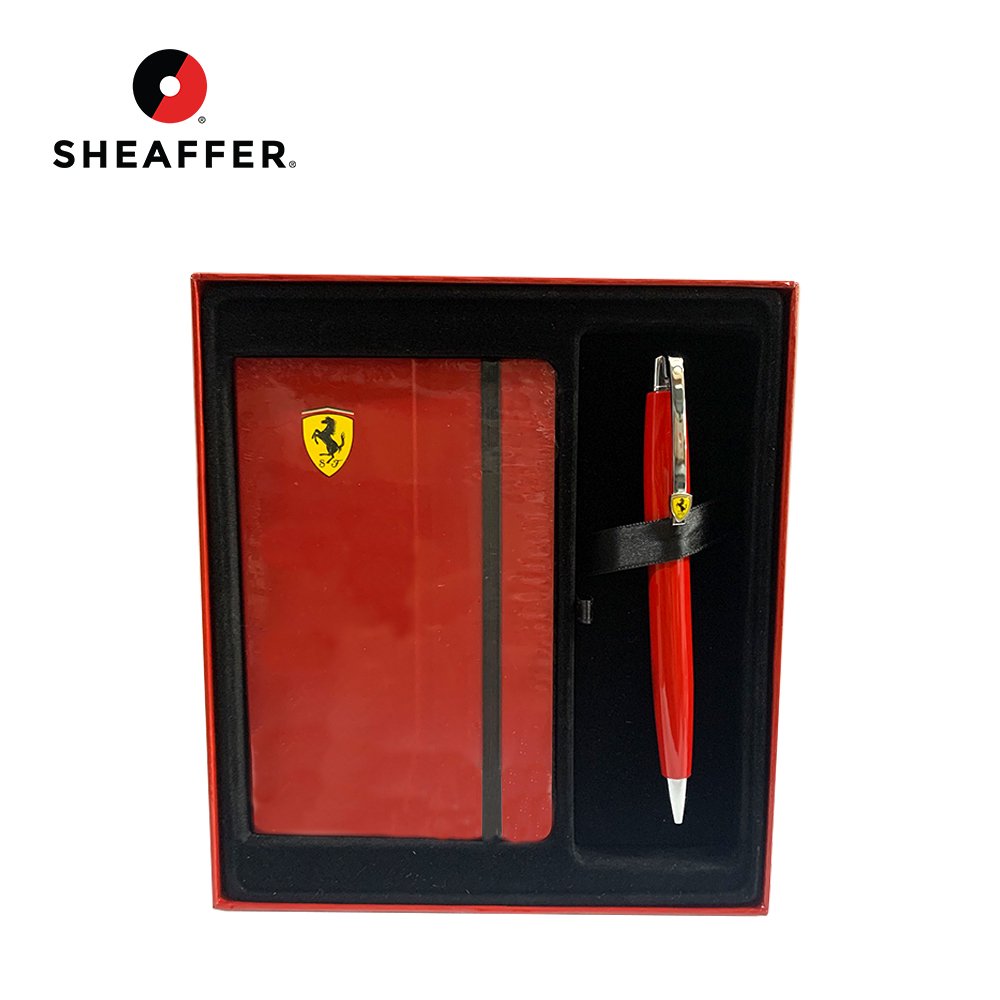 SHEAFFER FERRARI F50003 BALLPOINT PEN WITH JOURNAL SET | SHEAFFER ...